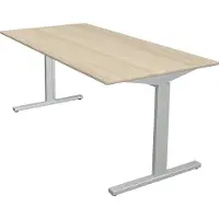 Theo Kerkmann Büromöbelfabrik GmbH & Co. KG Form 2 Bureau Rechthoekig Ahorn T-Voet 1.600 (B) x 800 (D) x 820 (H) mm