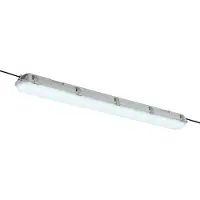 Arcchio Rao vochtbestendige LED lamp, 121,5 cm, wit / opaal, Badkamer, Kunststof, Modern, plafondlamp