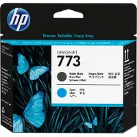 HP Inkt, 773 - Zwart, Cyaan - Printkop - voor DesignJet Z6600 (MBK, C)