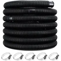 Monzana Zwembadslang Zwart Ø32mm 6m