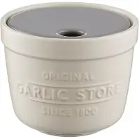 Mason Cash Knoflookpot INNOVATIVE KITCHEN 12 cm, met rasp, crème, keramiek, Mason Cash