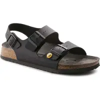 Birkenstock Milano Esd Bf Zwart Sandaal | Maat: 43