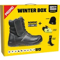 Safety Jogger Nordi S3 Werklaars Hoog Zwart Winter Promobox | Maat: 44