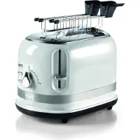 Ariete 0149/01, 2 messen, wit, met knoppen, draaibaar, hendel, CE-markering, 815 W, 190 mm