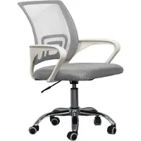 Vdd Bureaustoel – grijs/wit – ergonomisch – hoogte verstelbaar