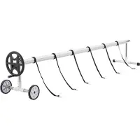 En.casa Oprolsysteem Amorgo voor zwembad afdekzeil 300-630 cm