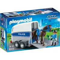 Playmobil City Action bereden politie met trailer 6922