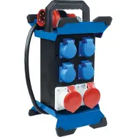 As Schwabe CEE-statief stroomverdeler STECKY 11+ CEE-stekker 400V,16 A,5-polig