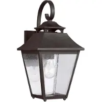 Elstead Lighting LED Wand Buitenlamp Galena | 1X E27 Max 60W | IP44 | Dimbaar | Sable