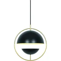 Nordlux Hanglamp E27 | Tavia | Messing/Zwart