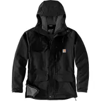Carhartt Jas Men Super Dux Bonded Chore Coat Black-M