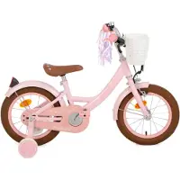 AMIGO Spiel + Freizeit GmbH Perfect Meisjesfiets - Kinderfiets voor Meisjes - 14 Inch 22 cm - Terugtraprem - Roze