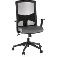 Hjh OFFICE LAVITA - Professionele bureaustoel Zwart / Grijs