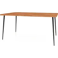 Byoak Eettafel KULA, 90 x 160 cm, massief hout, naturel geolied