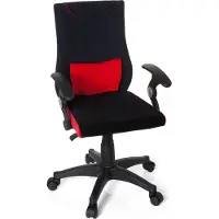 Hjh OFFICE KIDDY PRO AL - Kinder bureaustoel Zwart / Rood