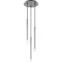 Globo Lighting Design hanglamp Ryan 3-lichts nikkel