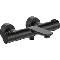 Duravit Wave - Thermostatische badkraan, mat zwart WA5220000046