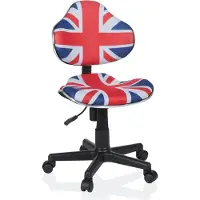 Hjh OFFICE KIDDY GTI-2 - Kinder bureaustoel Blauw / Rood / Wit