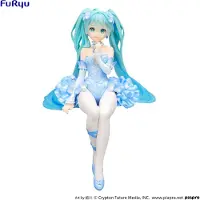 Furyu Hatsune Miku Noodle Stopper Flower Fairy Nemophila Pail Blue Color Version 15 Cm Figuur