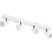 Osram plafondspot PEAR, wit, 4-lamps, GU10-LED 2.700 K PEAR, wit / opaal, Kunststof