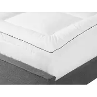 Beliani MULHACEN - Matrastopper - Wit - 160 x 200 cm - Japara katoen