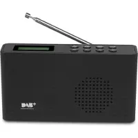 Reflexion Radio DAB+, DAB, VHF (FM) Voelbare toetsen Zwart