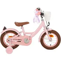 AMIGO Spiel + Freizeit GmbH Perfect Meisjesfiets - Kinderfiets voor Meisjes - 12 Inch 21 cm - Terugtraprem - Roze