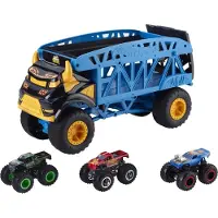 Hot Wheels Monster Trucks Vrachtwagens. Inclusief 3 auto's.