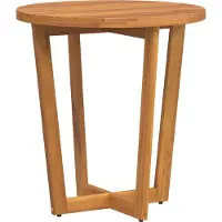 Syfax Tuinbijzettafel rond Ø70x75 cm massief acaciahout