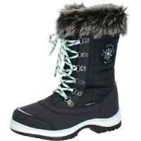 Lico Snowboots 'Lillesand' navy / pastelgroen