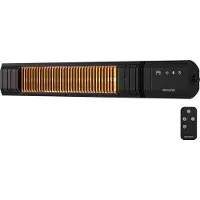 Auronic Terrasverwarmer - Infrarood Verwarming - Touch Display - 10m2 - Elektrisch - 2000W - Afstandsbediening - 9 Standen - Zwart