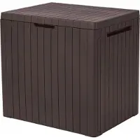 Keter Tuinbox Opslagbox 113 L City Opslagbox bruin