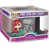 Funko POP! Funko Ariel The Little Mermaid - POP! Moment Ultimate Princess - Ariel & Statue Eric 9 cm Verzamelfiguur - Multicolours
