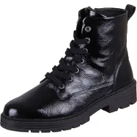 Solidus 63109 Enkellaarzen | Maat 5.5 Dames Zwart