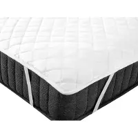 Beliani ALMANZOR- Matrastopper - Wit 90 x 200 cm - Japara katoen
