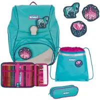 Scout Alpha schooltas set 4st. groente