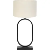 Light & Living Tafellamp jamiri/livigno zwart/ Ø30x67cm