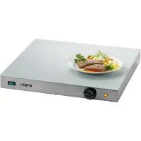 Saro Professionele Warmhoudplaat | RVS