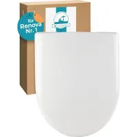 Calmwaters voor Keramag - WC-bril - Wit - Duroplast - Renova Nr. 1 203040, 203140, 203050, 203010, 213010, 213011