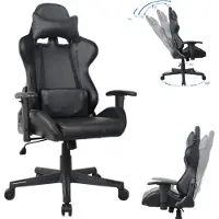 Vdd Gamestoel Thomas - bureaustoel racing gaming - ergonomisch - zwart