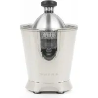 Sweiss Elektrische citruspers ZEST8, met druppelvrij uitgiftesysteem, krachtige, flexibele arm, 160 W, beige