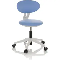 Hjh OFFICE Kinderbureaustoel / kinderstoel MINIMOVO stof blauw