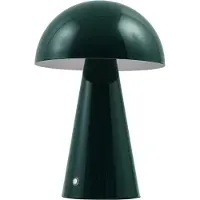 LINDBY LED-tafellamp Nevijo, dimbaar, groen, Woon-/ Eetkamer, metaal, Modern, LED tafellamp