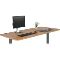 Mendler Tafelblad -D40 voor bureaus, tafelblad, 160x80cm MVG-gecertificeerd ~ eikenkleurig