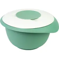 Westmark Mengkom met tweedelige deksel, 3,5 l, met schenktuit, kunststof, wit/mint groen, 3155227M