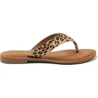 Lazamani Slippers Dames Beige Ponyhaar Maat 37