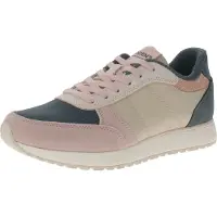 Woden Sneakers laag ' Ronja ' lichtbeige / nachtblauw