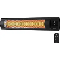 Auronic Terrasverwarmer - XL - Infrarood Verwarming - Elektrisch - 25m2 - 3000W - Afstandsbediening - 9 Standen - Zwart