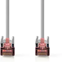 Nedis CAT6-kabel | RJ45 Male naar RJ45 Male | S/FTP | 10 m | Grijs | 1 stuks - CCGB85221GY100 CCGB85221GY100