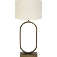 Light & Living Tafellamp jamiri/livigno ant, brons/ Ø30x67cm